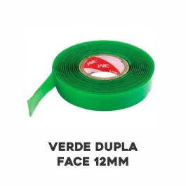 Fita Dupla Face Verde 12mm      