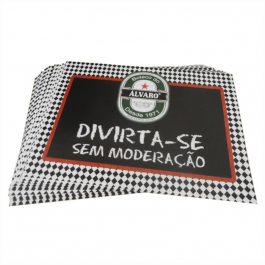 Jogo Americano Offset 75g/m² 27x38 cm 4x0 Sem Revestimento  Corte reto 