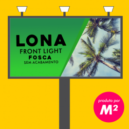 Lona Front Light - Fosca Lona Fosca 440g Formato Personalizado 4x0 Sem Revestimento Sem acabamento 